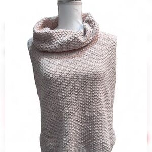 Elegant Women's Cowl Neck Sweater in Soft Pink